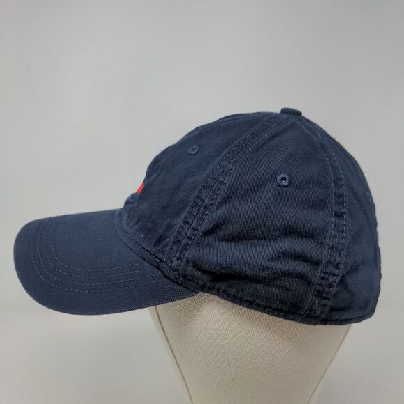 Tommy Hilfiger Men's Slideback Hat Blue Size OS Embroidered Logo Cotton - Picture 3 of 8